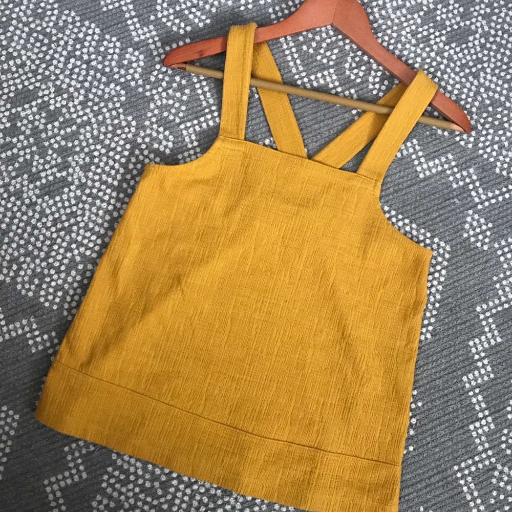 Yellow Madewell tank.